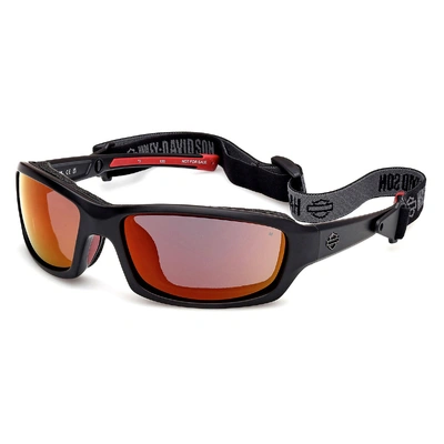 Harley-Davidson Mens Gym Time 2.0 Sunglasses - Matte Black/Grey Lens