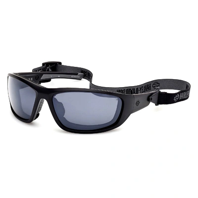 Harley-Davidson Mens Blaze Ace 2.0 Sunglasses - Matte Black/Grey Silver Mirror Lens