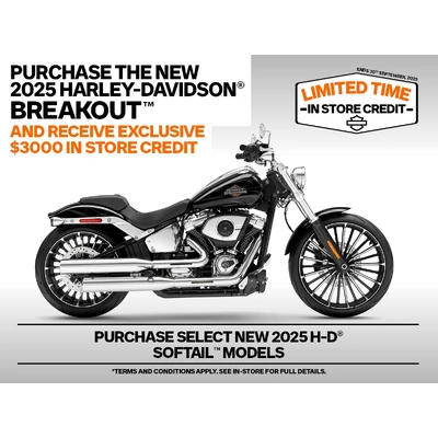 2025 Harley-Davidson 1900CC FXBR BREAKOUT (117) CRUISER