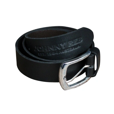 Johnny Reb 1984 Leather Belt - Black