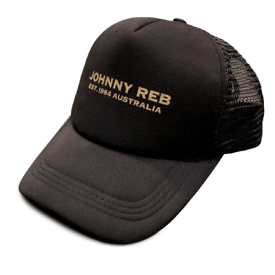 Johnny Reb 1984 Gold Trucker Cap - Black/Gold