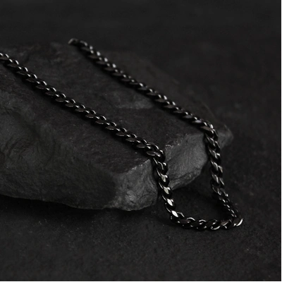 Johnny Reb Chain Necklace - Black