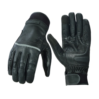 Johnny Reb Derwent Leather Reflective Waterproof Gloves - Black