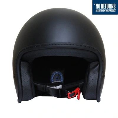 Johnny Reb OHara Open Face Helmet - Matte Black