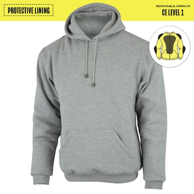 Johnny Reb Mens Hume Protective Fleece Hoodie - Grey
