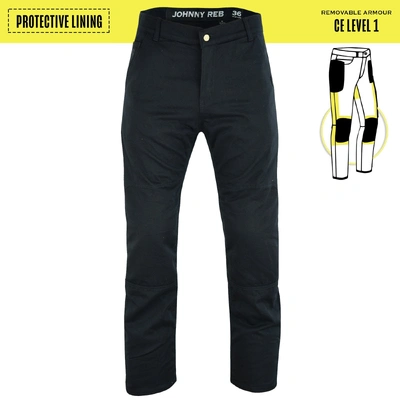 Johnny Reb Mens Protective Carpenter Pants - Black