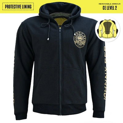 Johnny Reb 1984 Gold Johnny Reb Protective Hoodie - Black
