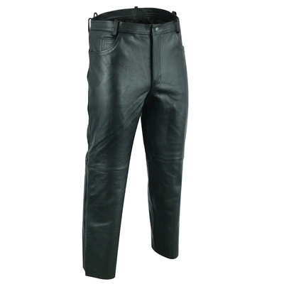 Johnny Reb Mens Oxley Leather Pants - Black
