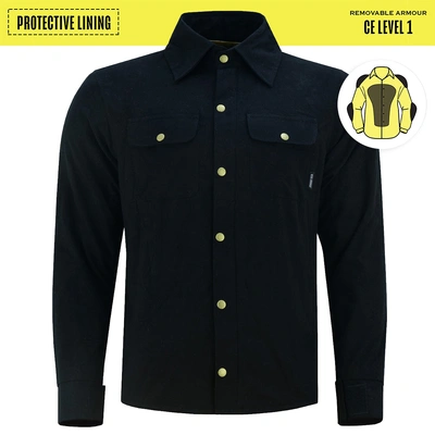 Johnny Reb Mens Wattle Protective Shirt - Black