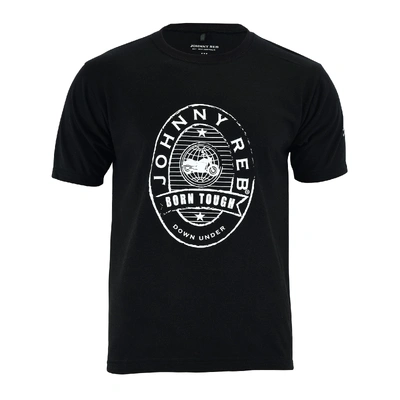 Johnny Reb Johnny Reb Distressed Logo T-Shirt - Black