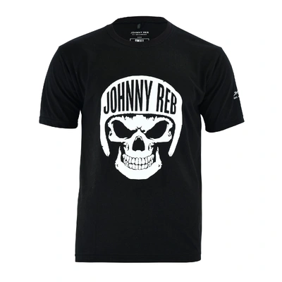 Johnny Reb Skull T-Shirt - Black