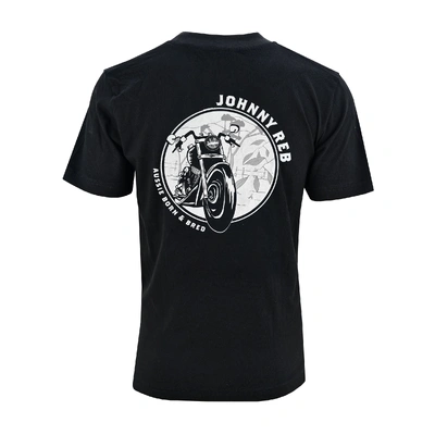 Johnny Reb Aussie Born &amp; Bred T-Shirt - Black