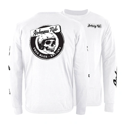 Johnny Reb True Blue Long Sleeve T-Shirt - White/Black