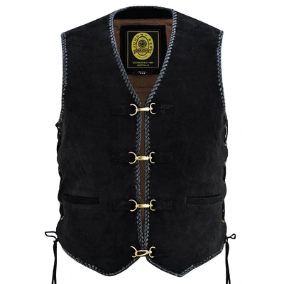 Johnny Reb 1984 Gold Lightning Ridge Vest - Black