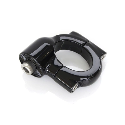 Side Mount Number Plate Clamp - Black. Fits Rocker & Breakout 2013-2017