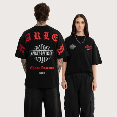 Harley-Davidson x KSCY Rev Loopback Street Tee - Jet Black