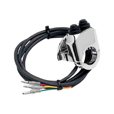 Handlebar Control Switch - Chrome. Fits 1in. or 1-1/4in. Bars Running Air Suspension