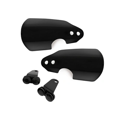 Handguards - Black. Fits Most Softail & Dyna 1996-2017 running OEM Front Indicators