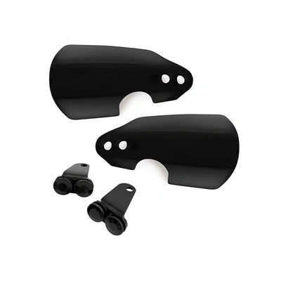 Handguards - Black. Fits Softail 2018-2024 & Road King 2021up running OEM Front Indicators