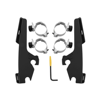 Black Batwing Fairing Trigger-Lock Mounting Hardware. Fits Breakout 2013-2017 & Dyna Wide Glide 2006-2017 & Fat Bob 2008-2017