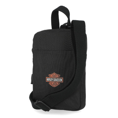 Harley-Davidson Womens Modular Bar &amp; Shield Crossbody Adjustable Shoulder Bag - Black