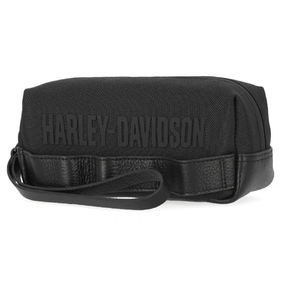 Harley-Davidson Modular Traveling Polyester Toiletry Kit Case - Matte Black
