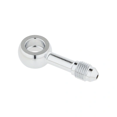 Magnum 3/8'' (10mm) ID 180 Degree Straight Banjo  Male #3 End - Chrome