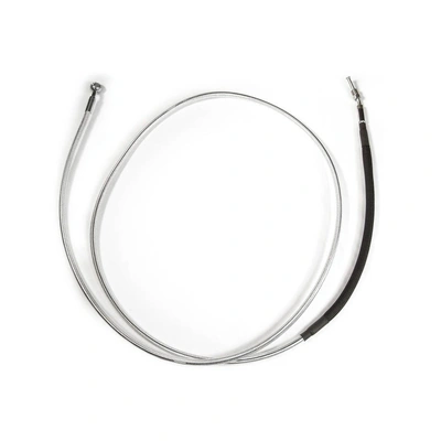 Magnum Hydraulic Clutch Line with 10mm x 35 Degree Banjo Fits Touring &amp; Softail 2017up Models with the Original H-D Hydraulic Clutch -70&#39;&#39; - Black Pea