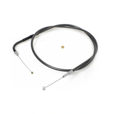 Magnum Throttle Cable Fits Big Twin 1996-2017 - 34-3/4&#39;&#39; - Black Pearl