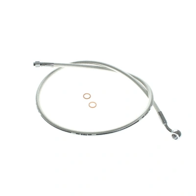 Magnum Upper Front Brake Line with 10mm x 35 Degree Banjo - 36&#39;&#39; - Sterling Chromite