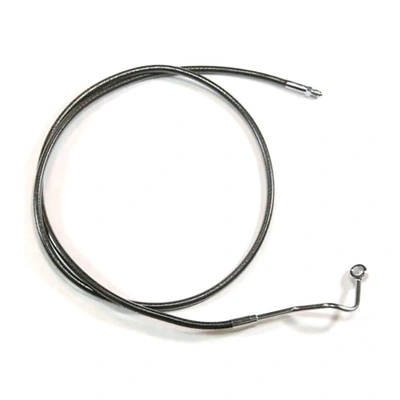 Magnum Mid Front Brake Line Fits Touring 2014up - Black Pearl