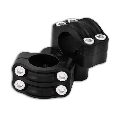 1-1/2in. Tall Nostalgia Risers - Black Ops. Fits 1-1/4in. Handlebar.