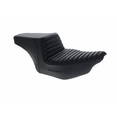 Step-Up Tuck & Roll Dual Seat. Fits CVO Touring 2023up, Street Glide & Road Glide 2024up, Touring 2025up