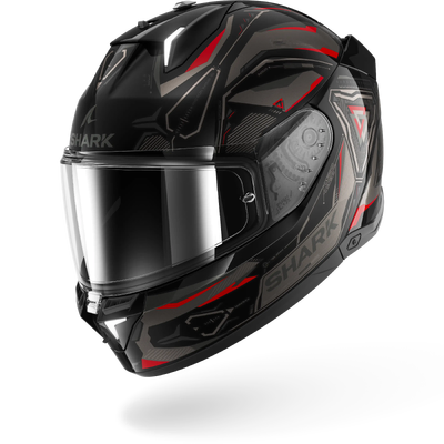 Shark Skwal i3 Linik Helmet - Black/Anthracite/Red