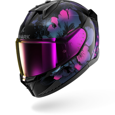Shark D-Skwal 3 Mayfer Helmet - Black/Violet