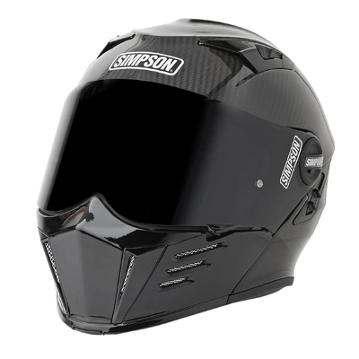 Simpson Bandit Modular Carbon Helmet - Carbon