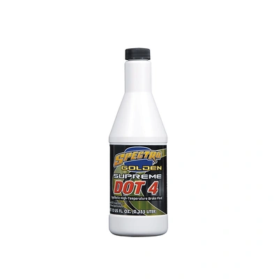 Golden Supreme DOT 4 Brake Fluid. 12oz Bottle (355ml)