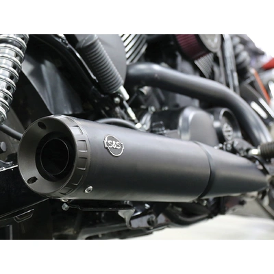 S&amp;S slip on MUFFLER BLK XG500/750