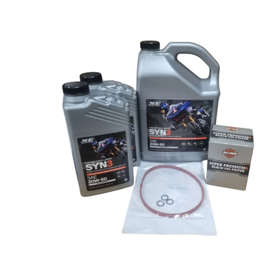 Synethic SYN3 Service Kit for Twin Cam Models BLACK