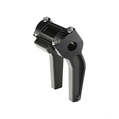 6.5in. Pull Back Thrashin Risers - Black. Fits Softail Street Bob, Low Rider ST, Standard & Breakout 2018-2024
