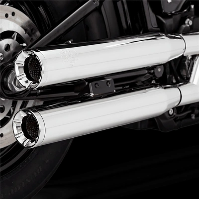 Vance &amp; Hines Eliminator 300 Slip-Ons Pcx Chrome Softail 18-22 (Exc Fxfb/Flde/Flhc-All) (Was V16712)