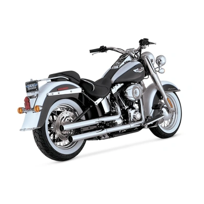 Vance &amp; Hines Straightshot Hs Slip-Ons Pcx Softail Deluxe 07-17 Softail C/Bones 08-11 (Was V16833)