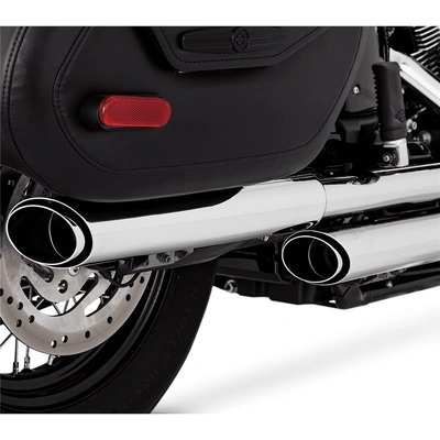 Vance &amp; Hines Pcx Twin Slash 3In S/O Chr Softail 18-22 (Fits: Heritage + Delux) (Was V16879)