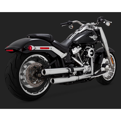 V&amp;H ELIMINATOR 300 S/O *SATIN* CHROME SOFTAIL 18-20 (EXC FXFB/FLDE/FLHC-ALL)