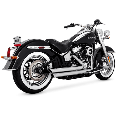 Vance &amp; Hines Bigshot Staggered Chrome Dyna 06-17 (Excl Switchback)
