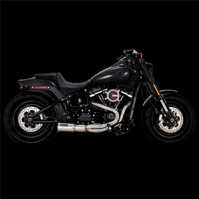 Vance &amp; Hines Hi-Output 2-1 Stainless Steel Softail 18-21 (Fits Fxfb/Fxbb/Flsl/Flde/Fxlr)
