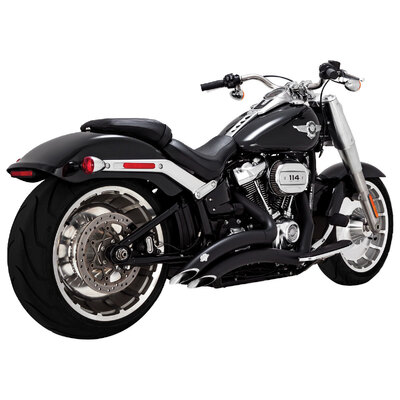 Vance &amp; Hines 2018 Softail Big Black Radius