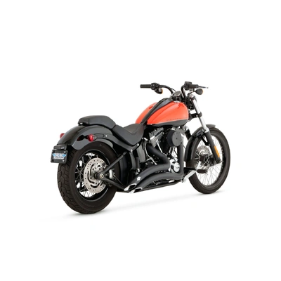 Vance &amp; Hines Big Radius 2-2 Black Softail 86-17 (Exc Fxsb/Fxse)