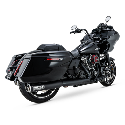 Vance &amp; Hines Supersport Hi-Output Slip-Ons Black Touring 17-24