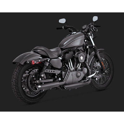 Vance &amp; Hines Twin Slash 3&quot; Slip-ons Black Sportser 14-18